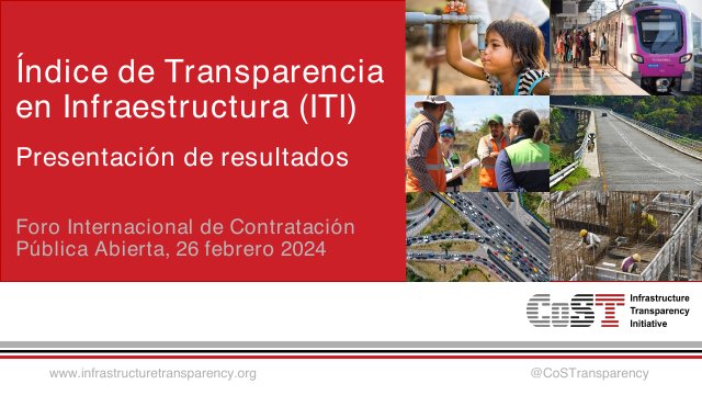 Portada de CoST Ecuador ITI Summary Report 2023