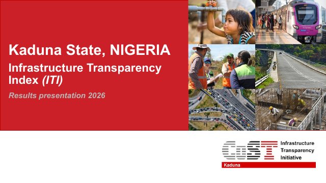 Portada de CoST Nigeria Kaduna ITI Results Presentation 2026