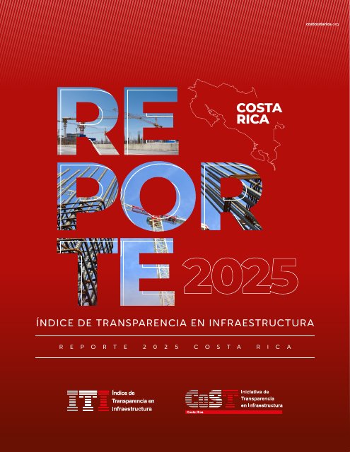 Portada de CoST Costa Rica ITI report 2025