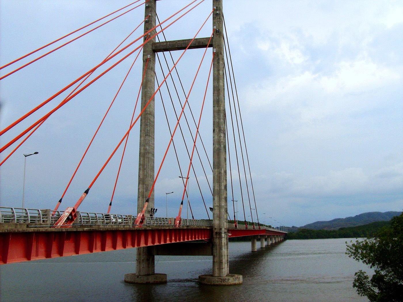 Puente de la Amistad over the Tempisque river, Costa Rica